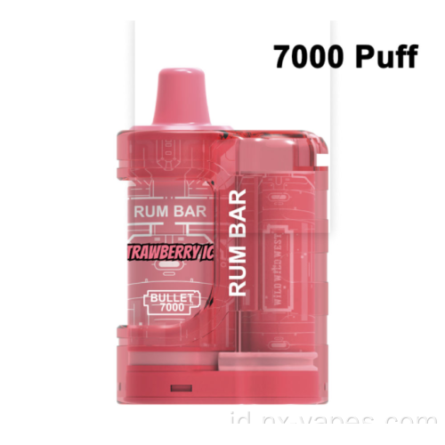 Rum Bar Bullet 7000 Puffs Disposable Vapes